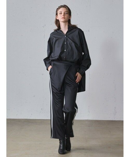 MIDIUMISOLID / ミディウミソリッド シャツ・ブラウス | MIDIUMISOLID for Ladies スリットスリーブチュニックシャツ | 詳細8