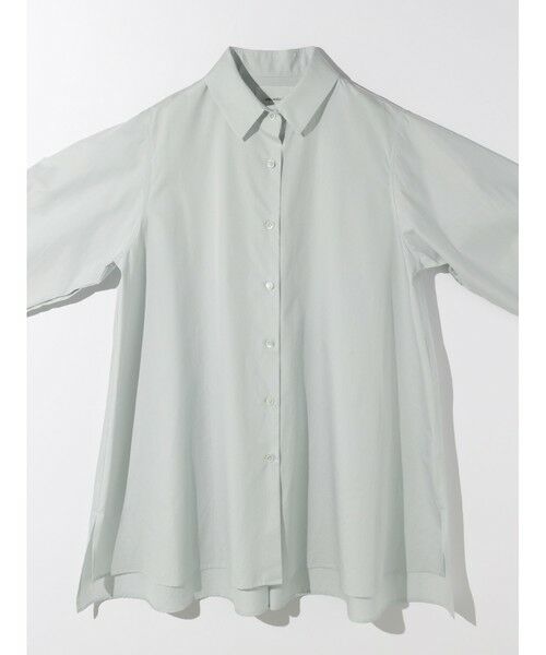 MIDIUMISOLID / ミディウミソリッド シャツ・ブラウス | MIDIUMISOLID for Ladies スリットスリーブチュニックシャツ | 詳細13