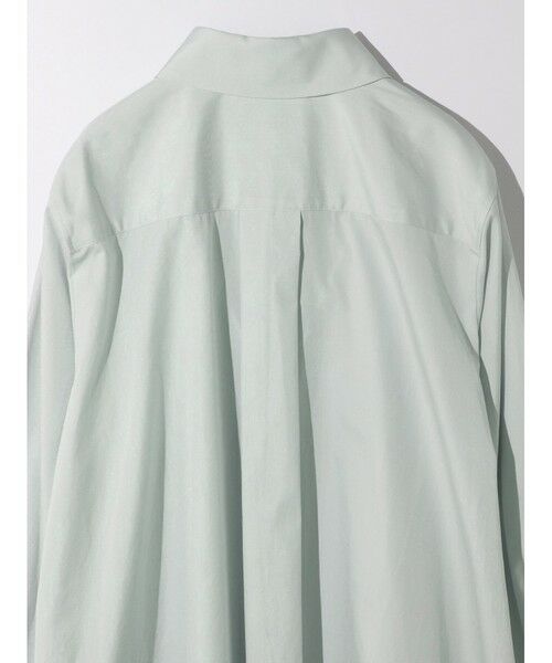 MIDIUMISOLID / ミディウミソリッド シャツ・ブラウス | MIDIUMISOLID for Ladies スリットスリーブチュニックシャツ | 詳細17