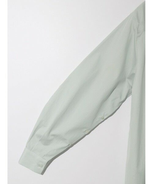 MIDIUMISOLID / ミディウミソリッド シャツ・ブラウス | MIDIUMISOLID for Ladies スリットスリーブチュニックシャツ | 詳細18