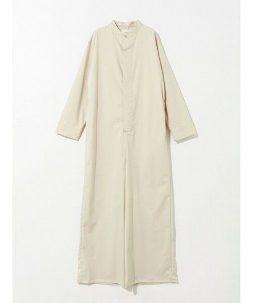 MIDIUMISOLID / ミディウミソリッド その他パンツ | MIDIUMISOLID ノーカラージャンプスーツ（ベージュ(color20)）