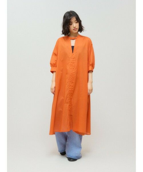 MIDIUMISOLID / ミディウミソリッド その他パンツ | MIDIUMISOLID ハイウエストワイドデニム(ブルー) | 詳細14