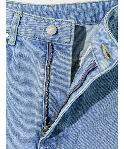 MIDIUMISOLID / ミディウミソリッド その他パンツ | MIDIUMISOLID ハイウエストワイドデニム(ブルー) | 詳細15