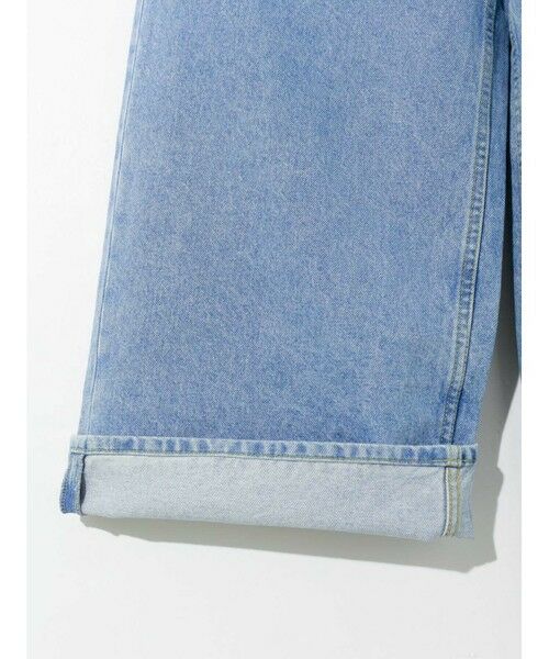 MIDIUMISOLID / ミディウミソリッド その他パンツ | MIDIUMISOLID ハイウエストワイドデニム(ブルー) | 詳細17