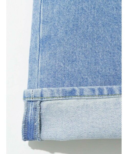 MIDIUMISOLID / ミディウミソリッド その他パンツ | MIDIUMISOLID ハイウエストワイドデニム(ブルー) | 詳細18