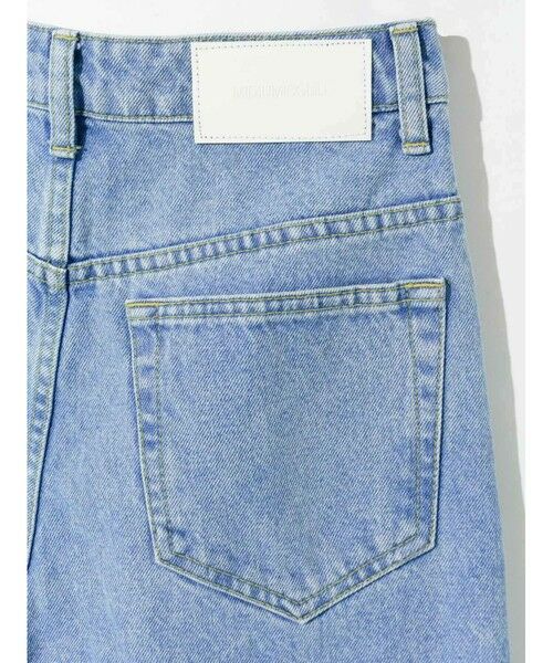 MIDIUMISOLID / ミディウミソリッド その他パンツ | MIDIUMISOLID ハイウエストワイドデニム(ブルー) | 詳細20