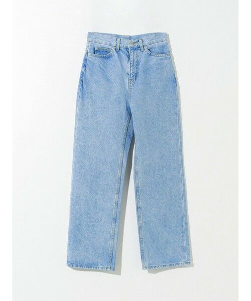 MIDIUMISOLID / ミディウミソリッド その他パンツ | MIDIUMISOLID ハイウエストストレートデニム(ブルー) | 詳細1