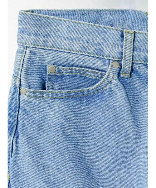 MIDIUMISOLID / ミディウミソリッド その他パンツ | MIDIUMISOLID ハイウエストストレートデニム(ブルー) | 詳細14