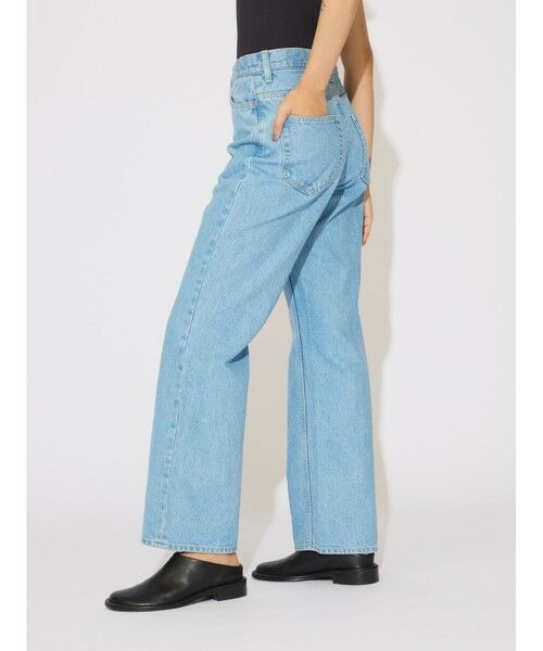 MIDIUMISOLID / ミディウミソリッド その他パンツ | MIDIUMISOLID ハイウエストストレートデニム(ブルー) | 詳細9