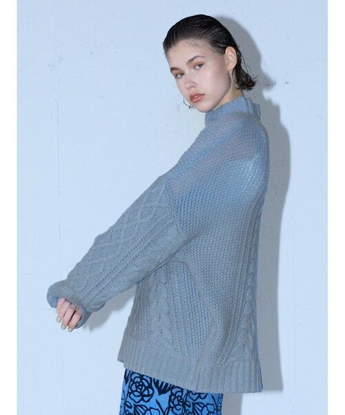 MIDIUMISOLID / ミディウミソリッド ニット・セーター | MIDIUMISOLID アラン編みニット | 詳細3