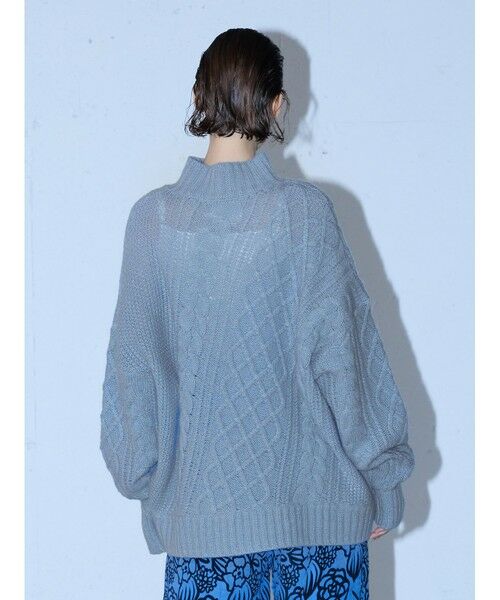 MIDIUMISOLID / ミディウミソリッド ニット・セーター | MIDIUMISOLID アラン編みニット | 詳細4