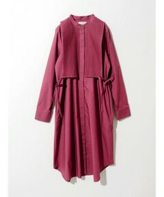 MIDIUMISOLID / ミディウミソリッド ドレス | MIDIUMISOLID for Ladies ピンタックヨークシャツワンピース