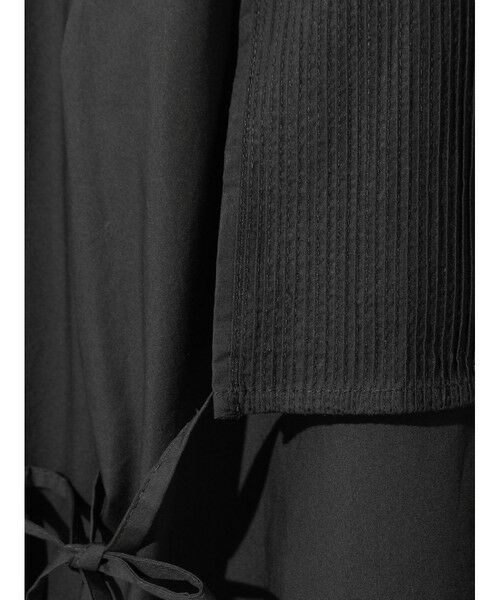 MIDIUMISOLID / ミディウミソリッド ドレス | MIDIUMISOLID for Ladies ピンタックヨークシャツワンピース | 詳細22