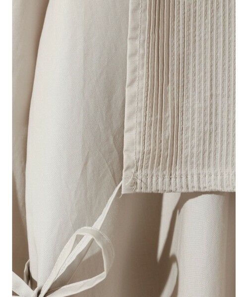 MIDIUMISOLID / ミディウミソリッド ドレス | MIDIUMISOLID for Ladies ピンタックヨークシャツワンピース | 詳細23