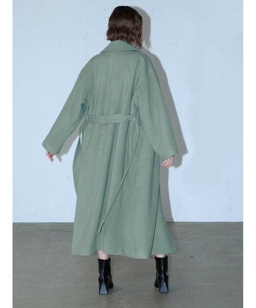 MIDIUMISOLID / ミディウミソリッド トレンチコート | MIDIUMISOLID ベルト付きロングコート | 詳細9