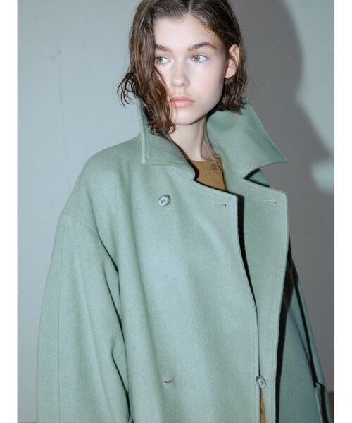 MIDIUMISOLID / ミディウミソリッド トレンチコート | MIDIUMISOLID ベルト付きロングコート | 詳細11