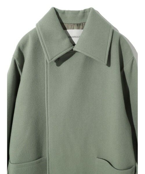 MIDIUMISOLID / ミディウミソリッド トレンチコート | MIDIUMISOLID ベルト付きロングコート | 詳細15