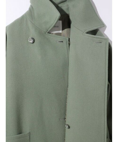 MIDIUMISOLID / ミディウミソリッド トレンチコート | MIDIUMISOLID ベルト付きロングコート | 詳細16