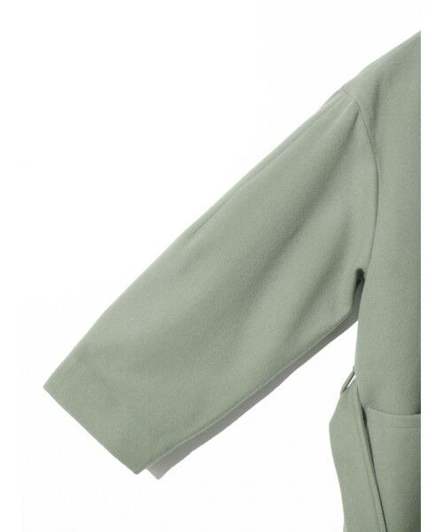 MIDIUMISOLID / ミディウミソリッド トレンチコート | MIDIUMISOLID ベルト付きロングコート | 詳細17