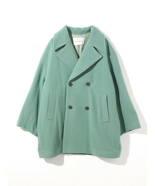 MIDIUMISOLID / ミディウミソリッド その他アウター | MIDIUMISOLID ミドル丈コート(ミント(color22))