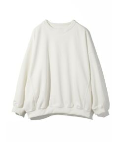 MIDIUMISOLID for Ladies ワイドスウェットプルオーバー