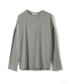 MIDIUMISOLID / ミディウミソリッド カットソー | MIDIUMISOLID for Ladies タイトリブプルオーバー