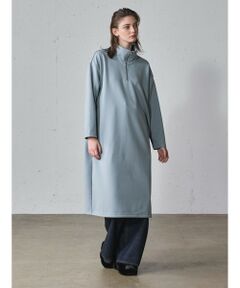 MIDIUMISOLID / ミディウミソリッド ロング・マキシ丈ワンピース | MIDIUMISOLID for Ladies ハーフジップスウェットワンピース