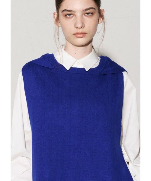 MIDIUMISOLID / ミディウミソリッド ベスト | MIDIUMISOLID for Ladies アラウンド2WAYニットベスト | 詳細11