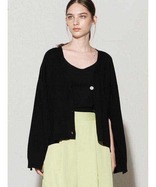 MIDIUMISOLID / ミディウミソリッド カーディガン・ボレロ | MIDIUMISOLID for Ladies スリットスリーブニットカーディガン | 詳細12