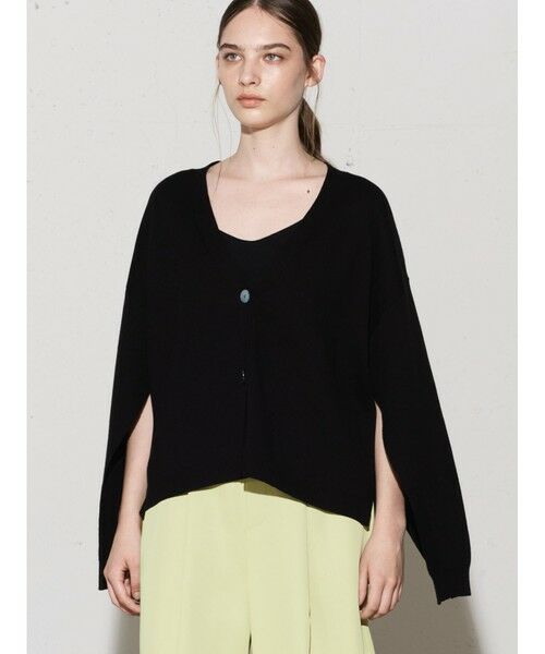 MIDIUMISOLID / ミディウミソリッド カーディガン・ボレロ | MIDIUMISOLID for Ladies スリットスリーブニットカーディガン | 詳細13