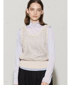 MIDIUMISOLID / ミディウミソリッド ベスト | MIDIUMISOLID for Ladies メッシュタイトベスト