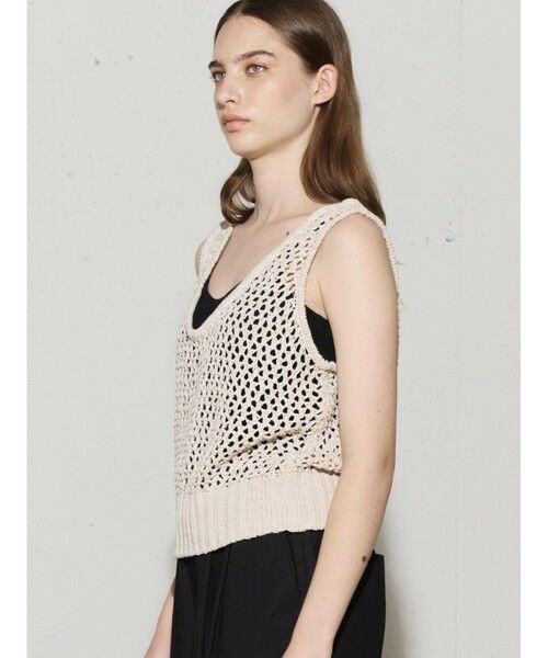 MIDIUMISOLID / ミディウミソリッド ベスト | MIDIUMISOLID for Ladies メッシュタイトベスト | 詳細12