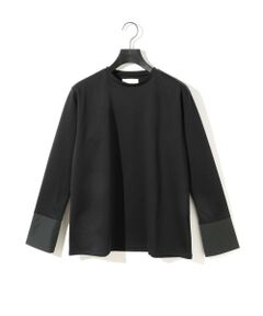 MIDIUMISOLID / ミディウミソリッド MIDIUMISOLID for Ladies フロントシームロングTシャツ セール】 MIDIUMISOLID for Ladies フロントシームロングTシャツ