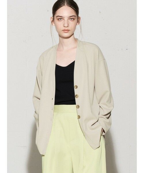 MIDIUMISOLID / ミディウミソリッド カーディガン・ボレロ | MIDIUMISOLID for Ladies シェイプデザインカーディガン | 詳細12