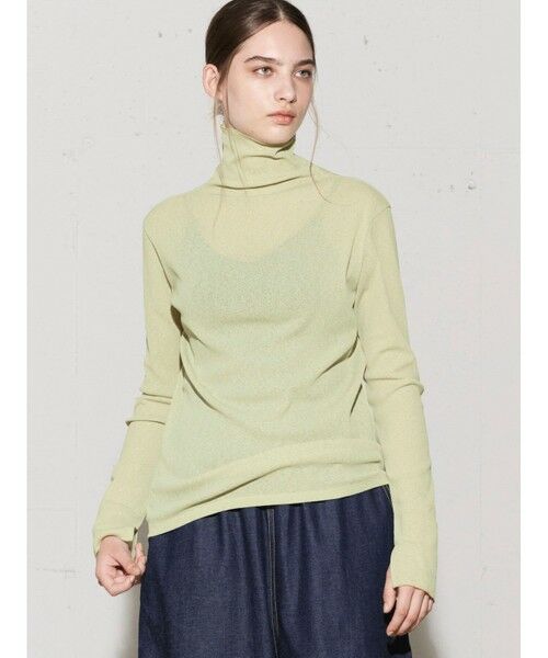 MIDIUMISOLID / ミディウミソリッド カットソー | MIDIUMISOLID for Ladies モックネックプルオーバー（ベージュ(color20)）