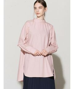 MIDIUMISOLID / ミディウミソリッド シャツ・ブラウス | MIDIUMISOLID for Ladies ハイネックドロップショルダープルオーバー