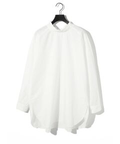 MIDIUMISOLID / ミディウミソリッド シャツ・ブラウス | MIDIUMISOLID for Ladies ハイネックドロップショルダープルオーバー