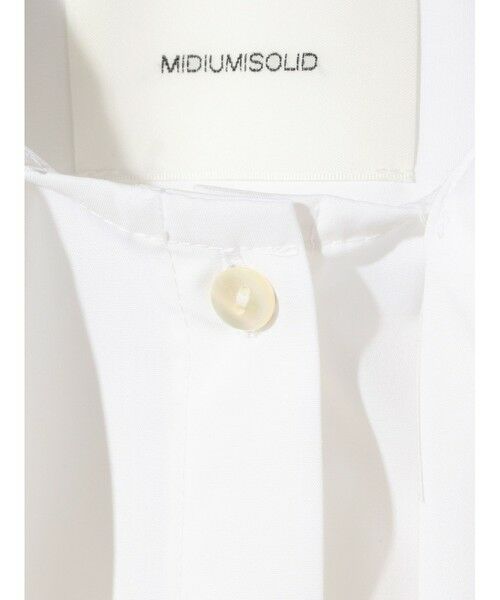 MIDIUMISOLID / ミディウミソリッド シャツ・ブラウス | MIDIUMISOLID for Ladies ボウタイシャツ | 詳細3