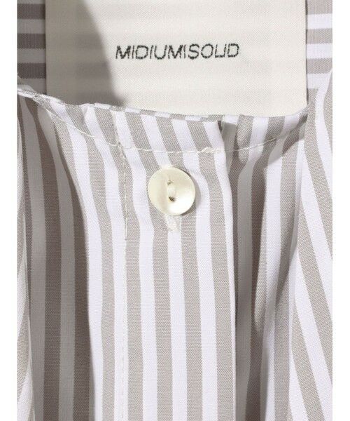 MIDIUMISOLID / ミディウミソリッド シャツ・ブラウス | MIDIUMISOLID for Ladies ボウタイシャツ | 詳細20