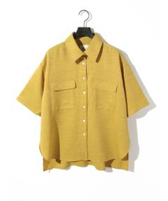 MIDIUMISOLID / ミディウミソリッド シャツ・ブラウス | MIDIUMISOLID for Ladies リネンライクリラックスシャツ