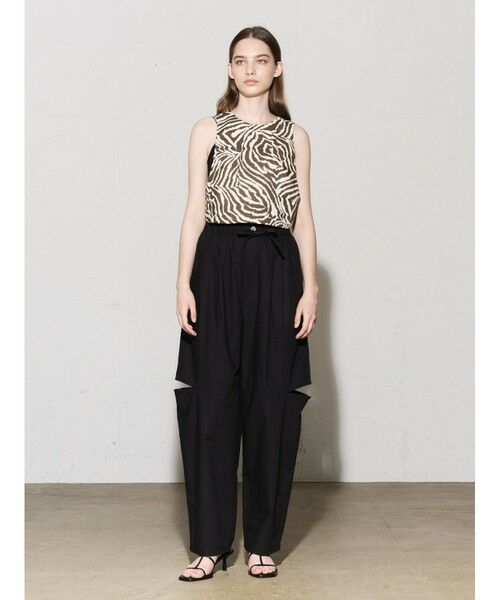 MIDIUMISOLID / ミディウミソリッド ベスト | MIDIUMISOLID for Ladies ゼブラプリント ビスチェ | 詳細6