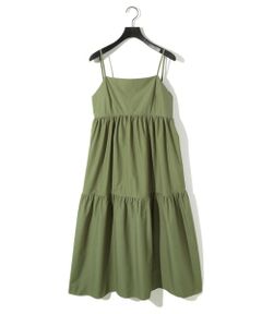 MIDIUMISOLID / ミディウミソリッド ロング・マキシ丈ワンピース | MIDIUMISOLID for Ladies C/NY ティアードキャミソールワンピース