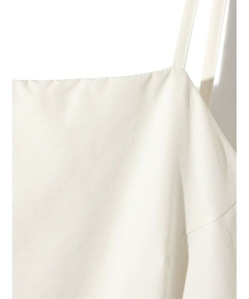 MIDIUMISOLID / ミディウミソリッド ロング・マキシ丈ワンピース | MIDIUMISOLID for Ladies C/NY ティアードキャミソールワンピース | 詳細3