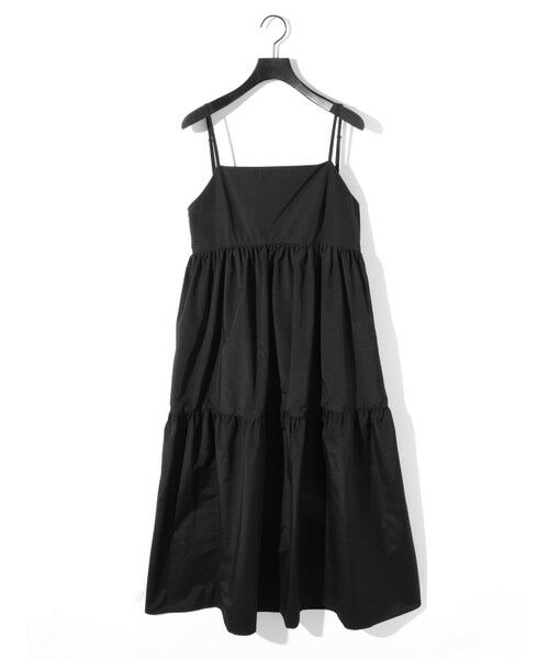 MIDIUMISOLID / ミディウミソリッド ロング・マキシ丈ワンピース | MIDIUMISOLID for Ladies C/NY ティアードキャミソールワンピース | 詳細3