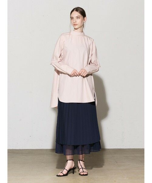 MIDIUMISOLID / ミディウミソリッド ミニ・ひざ丈スカート | MIDIUMISOLID for Ladies チュールレイヤードプリーツスカート | 詳細7