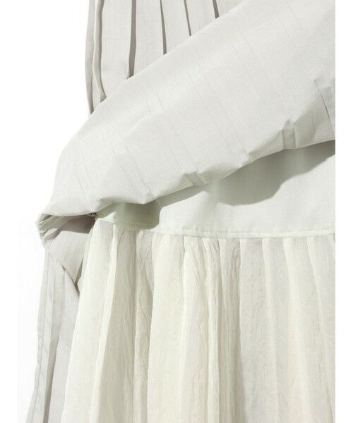 MIDIUMISOLID / ミディウミソリッド ミニ・ひざ丈スカート | MIDIUMISOLID for Ladies チュールレイヤードプリーツスカート | 詳細13