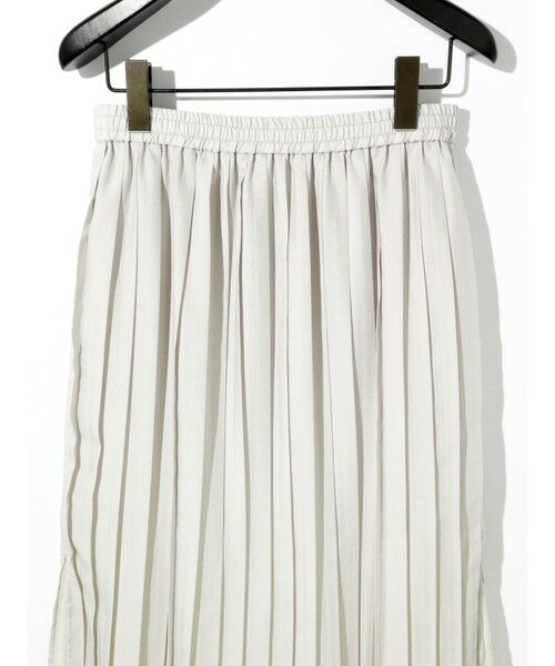 MIDIUMISOLID / ミディウミソリッド ミニ・ひざ丈スカート | MIDIUMISOLID for Ladies チュールレイヤードプリーツスカート | 詳細15