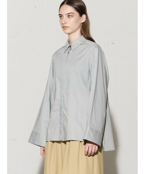 MIDIUMISOLID / ミディウミソリッド シャツ・ブラウス | MIDIUMISOLID for Ladies ワイドスリーブシャツ | 詳細13