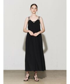 MIDIUMISOLID / ミディウミソリッド ロング・マキシ丈ワンピース | MIDIUMISOLID for Ladies バッククロスキャミソールワンピース