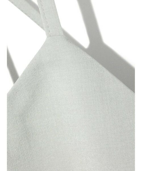 MIDIUMISOLID / ミディウミソリッド ロング・マキシ丈ワンピース | MIDIUMISOLID for Ladies バッククロスキャミソールワンピース | 詳細14